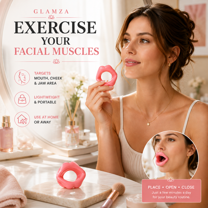 Glamza Face Toner & Exerciser – Facial Muscle Exercise Tool
