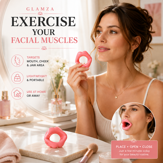 Glamza Face Toner & Exerciser – Facial Muscle Exercise Tool