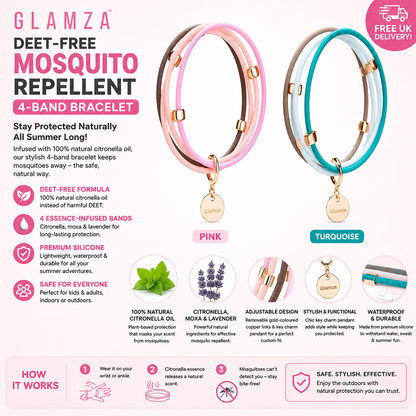 Glamza Mosquito Repellent Bracelets