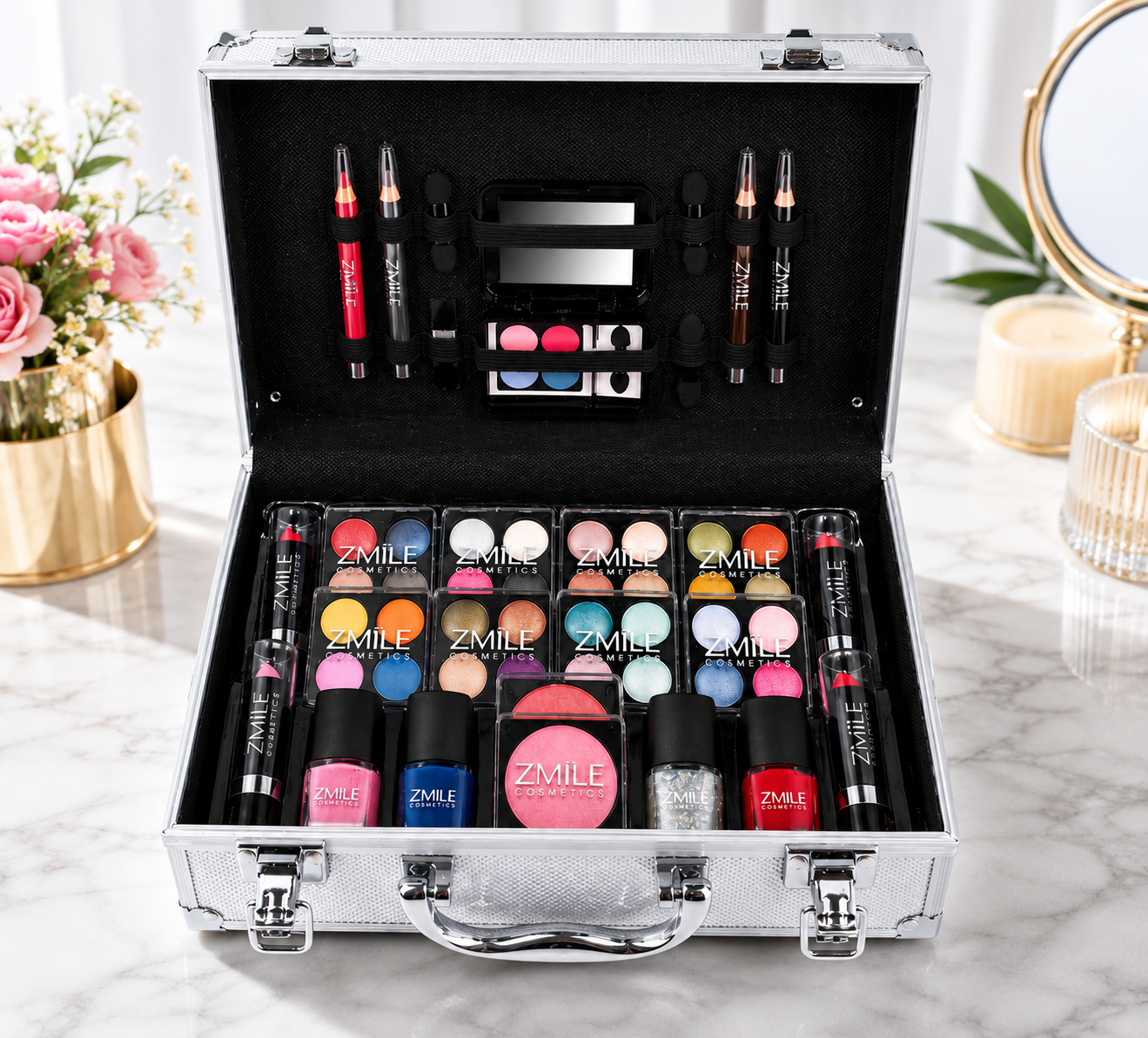 51pc Vanity Case - The ZMILE Vegan 'Everybody's Darling'