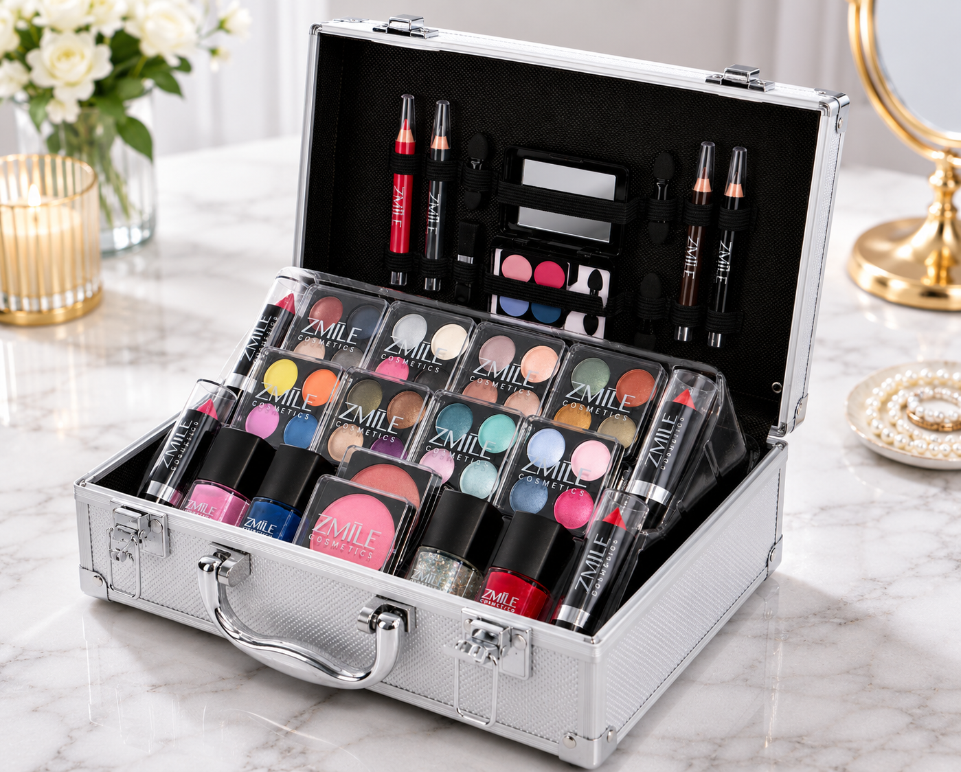 51pc Vanity Case - The ZMILE Vegan 'Everybody's Darling'