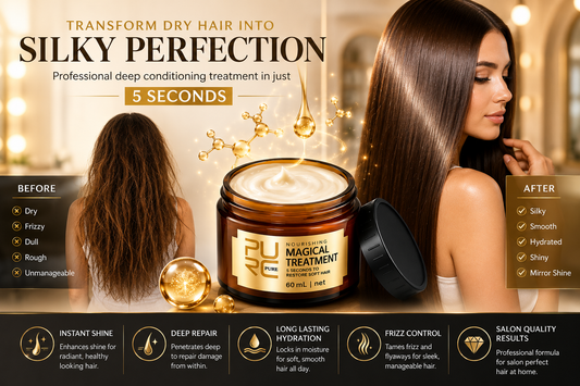 Glamza Pure Nourishing Magical Hair Treatment – Restore, Strengthen & Shine 60ml