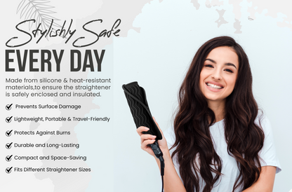 Glamza Silicone Hair Straightener Heat Protection Mat Wrap