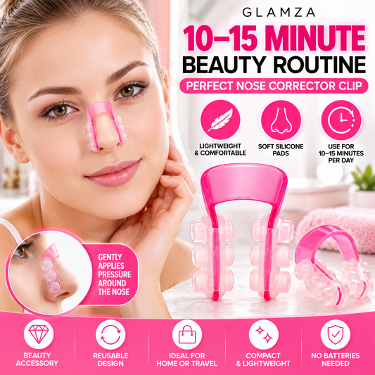 Glamza Perfect Nose Corrector Clip – Silicone Nose Shaping &amp; Beauty Clip