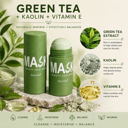 Green Tea Mask Stick – Deep Cleansing Face Mask – 40g