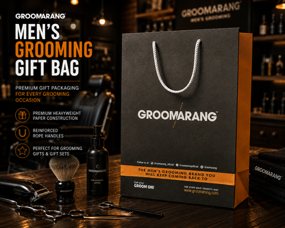 Groomarang Men's Grooming Gift Bag 35cm x 25cm x 10cm
