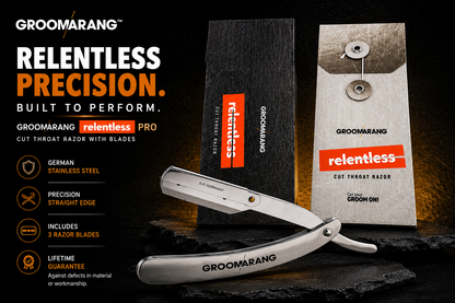 Groomarang Cut Throat Razor - Relentless Pro