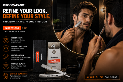 Groomarang Cut Throat Razor - Relentless Pro