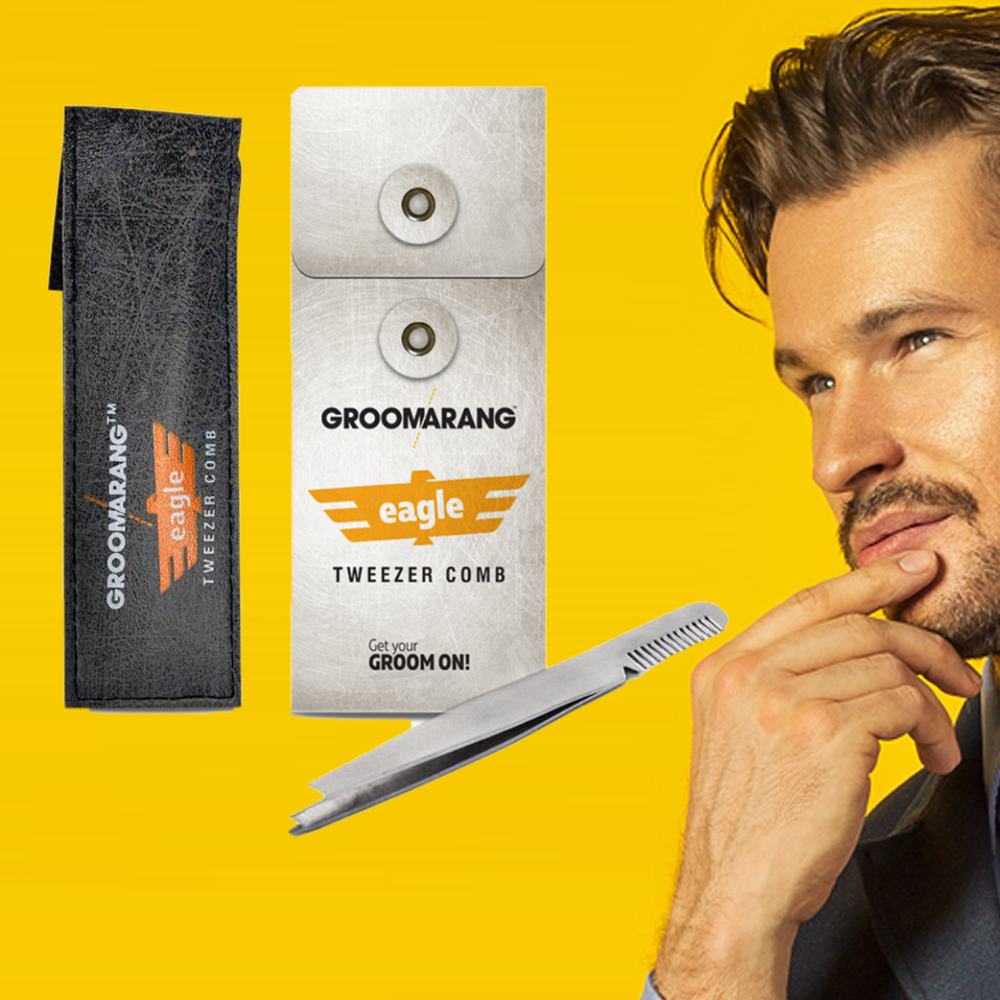 Groomarang Eagle Tweezer German Stainless Steel Comb