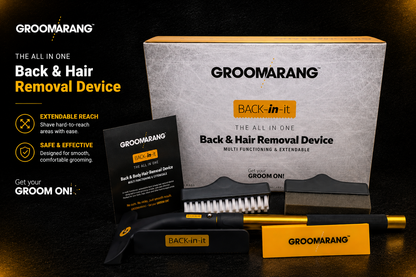 Groomarang 'Back In It' Back Shaver and Hair Removal Device