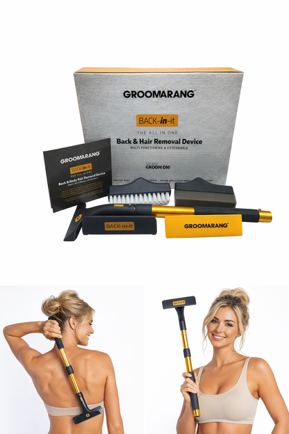 Groomarang 'Back-In-It' Back Shaver and Hair Removal Device