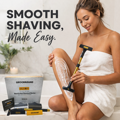 Groomarang 'Back-In-It' Back Shaver and Hair Removal Device