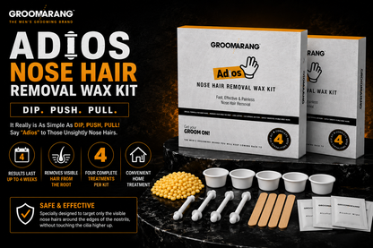 Groomarang Adios Nose Hair Removal Wax Kit