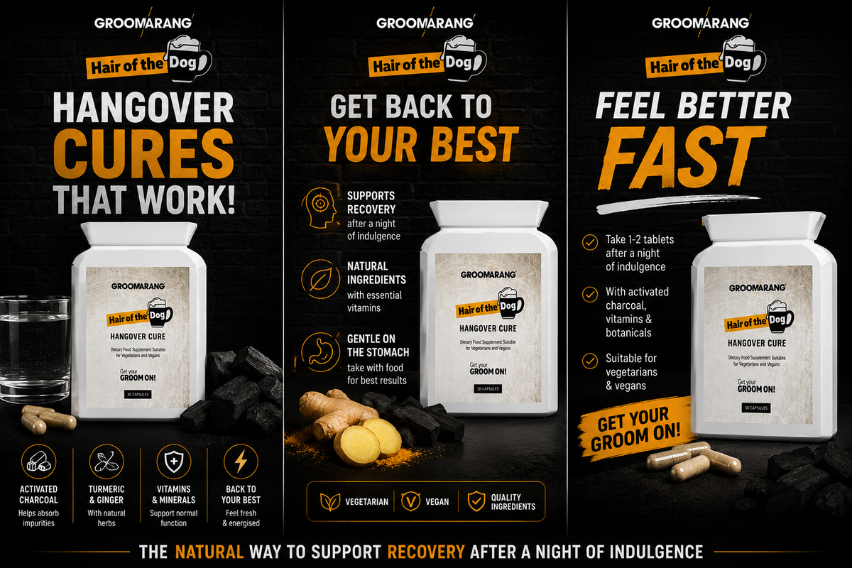 Groomarang ‘Hair of the Dog’ Hangover Cure tablets