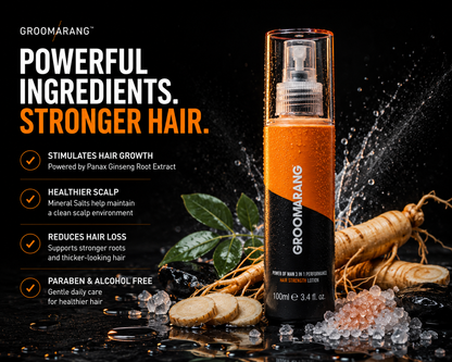 Groomarang Power of Man 3 in 1 Performance 'Hair Loss Prevention Lotion' 100ml…