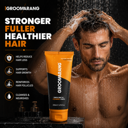 Groomarang Power of Man 3 in 1 'Performance' Shampoo 200ml