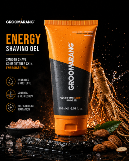 Groomarang Power of Man 'Energy' Shaving Gel 100ml