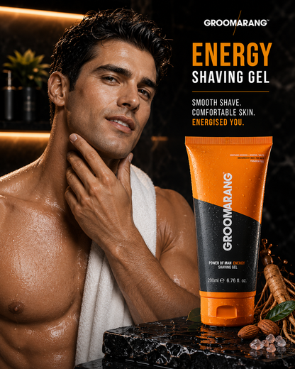 Groomarang Power of Man 'Energy' Shaving Gel 100ml
