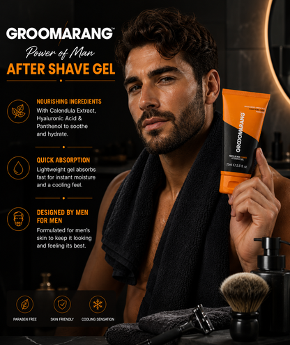 Groomarang ‘Hydrate’ Aftershave Gel – 75ml / 2.5 fl. oz.