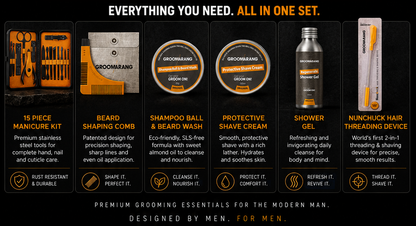 Groomarang The Premium 20pc Men's Gift Set