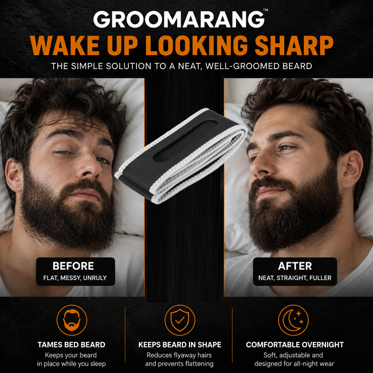 Groomarang 'Beard Tamer' Face Strap