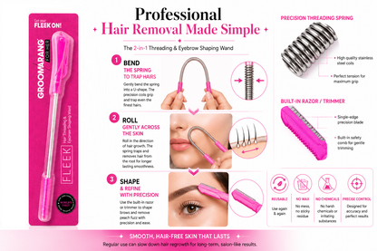Groomarang For Her 'Fleek' – World's First Hair Threading & Eyebrow Shaping Wand