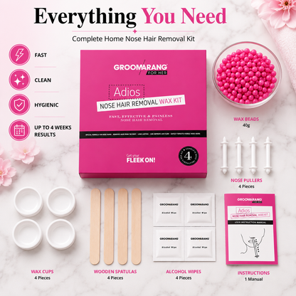 Groomarang For Her- Adios Nose Hair Removal Wax Kit For Her