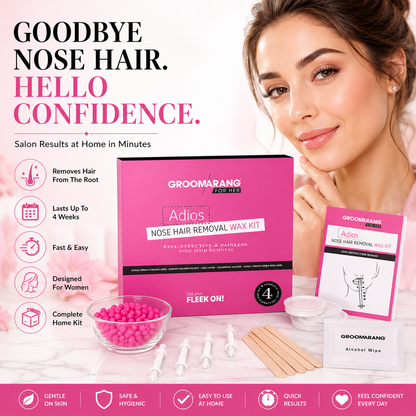 Groomarang For Her- Adios Nose Hair Removal Wax Kit For Her
