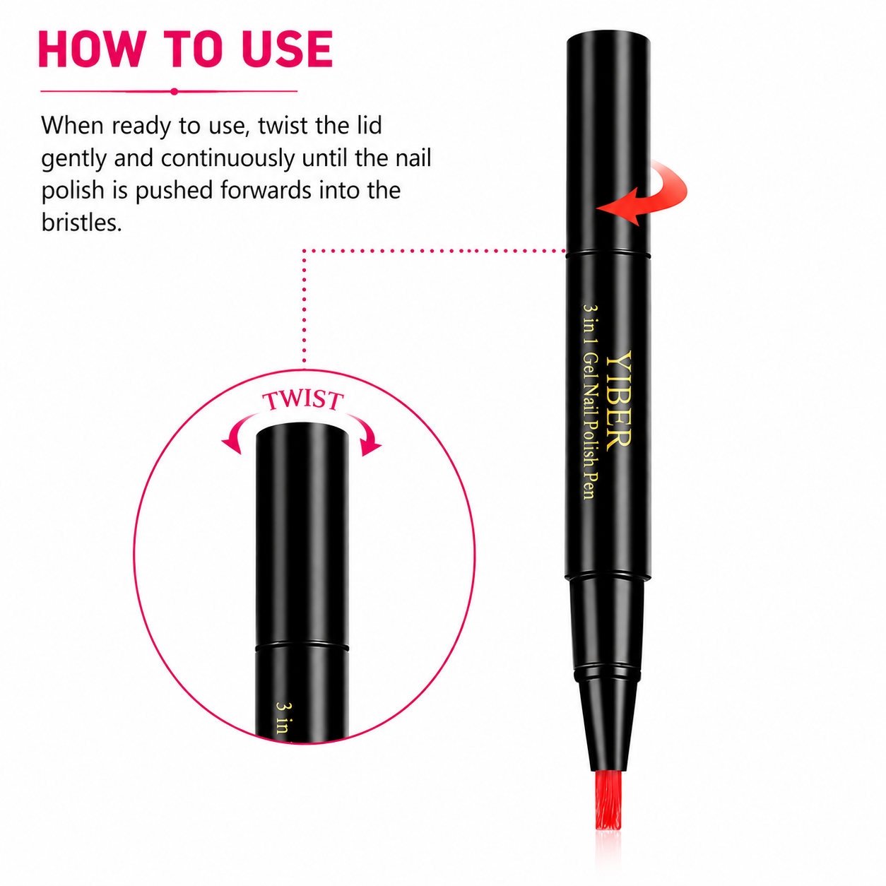 Glamza One Step Gel Nail Polish Pen's