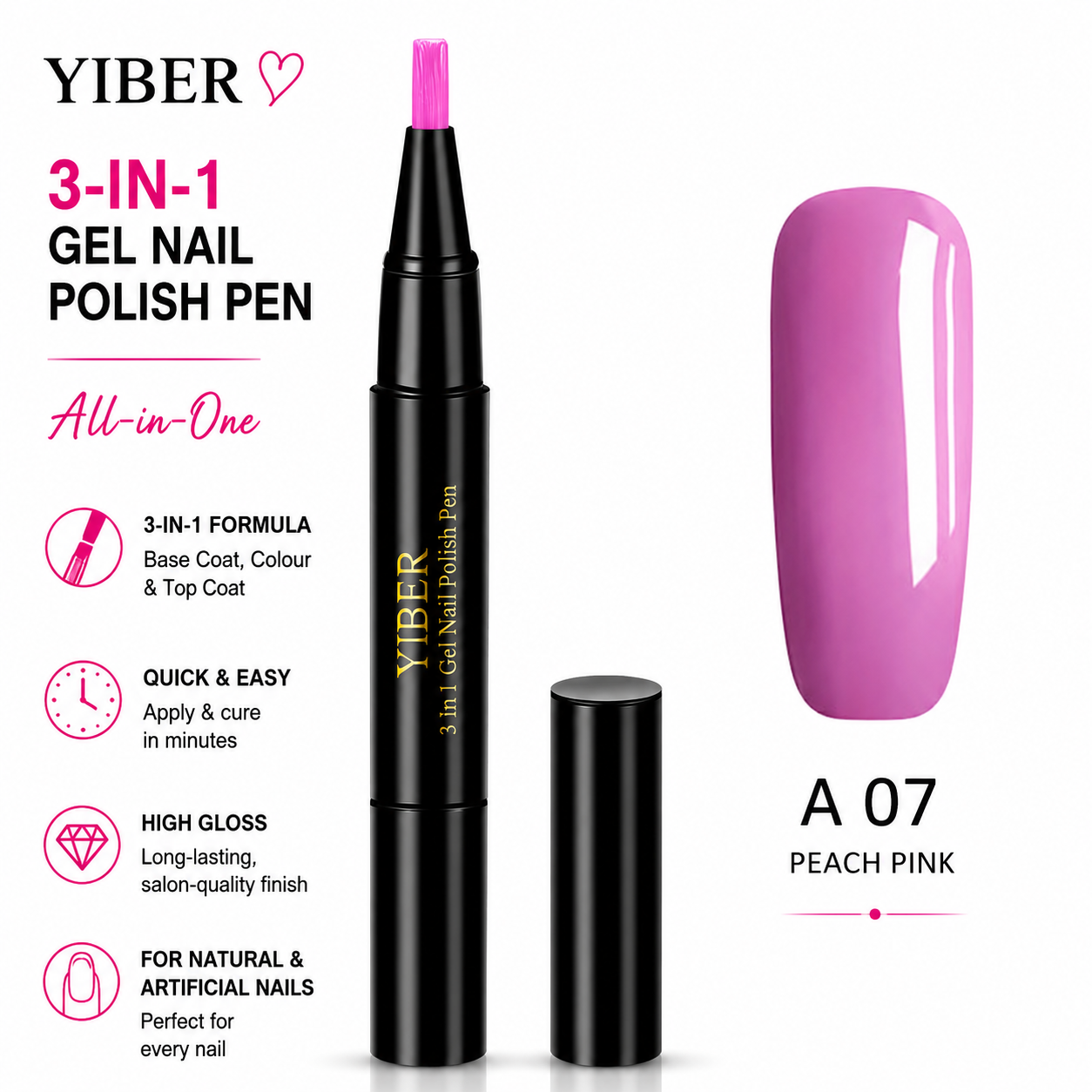 Glamza One Step Gel Nail Polish Pen's