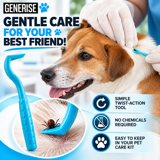 Generise Pet Tick Remover Tool Set – 3 Pack