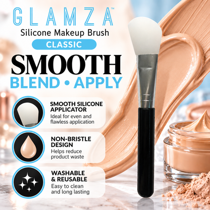 Glamza Silicone Make Up and Mud Mask Brush - Classic