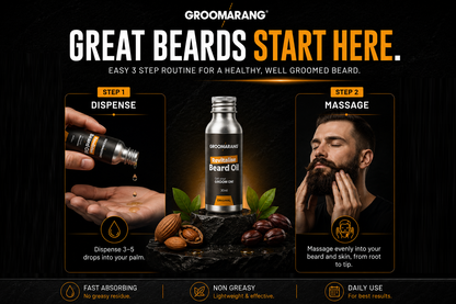 Groomarang Sweet Almond Beard Oil - 30ml & 100ml