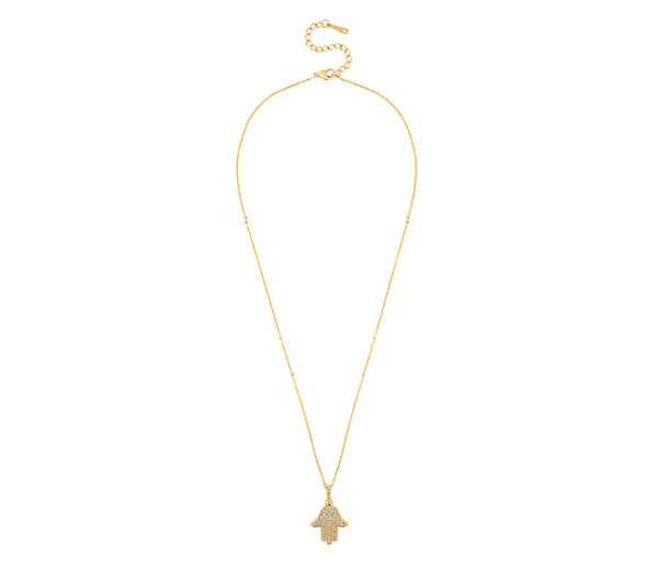 Diamond Style London - Hamsa Hand Pendant (Item code: Hamsapengold)