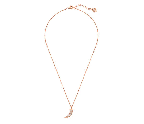 Diamond Style London - Horn Pendant in Rose Gold Plating (Item code: Hornpenrose)