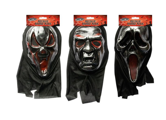 Generise Metallic Hooded Masks - 3 Designs