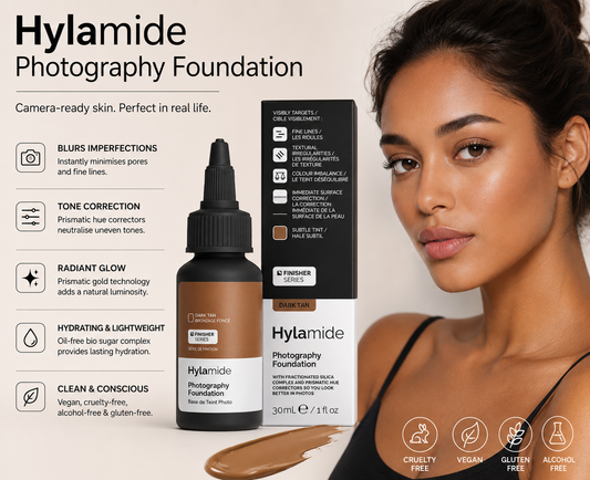 The Hylamide Photography Foundation 30ML - Dark Tan