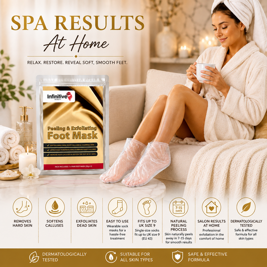 Infinitive Beauty Peeling & Exfoliating Foot Masks