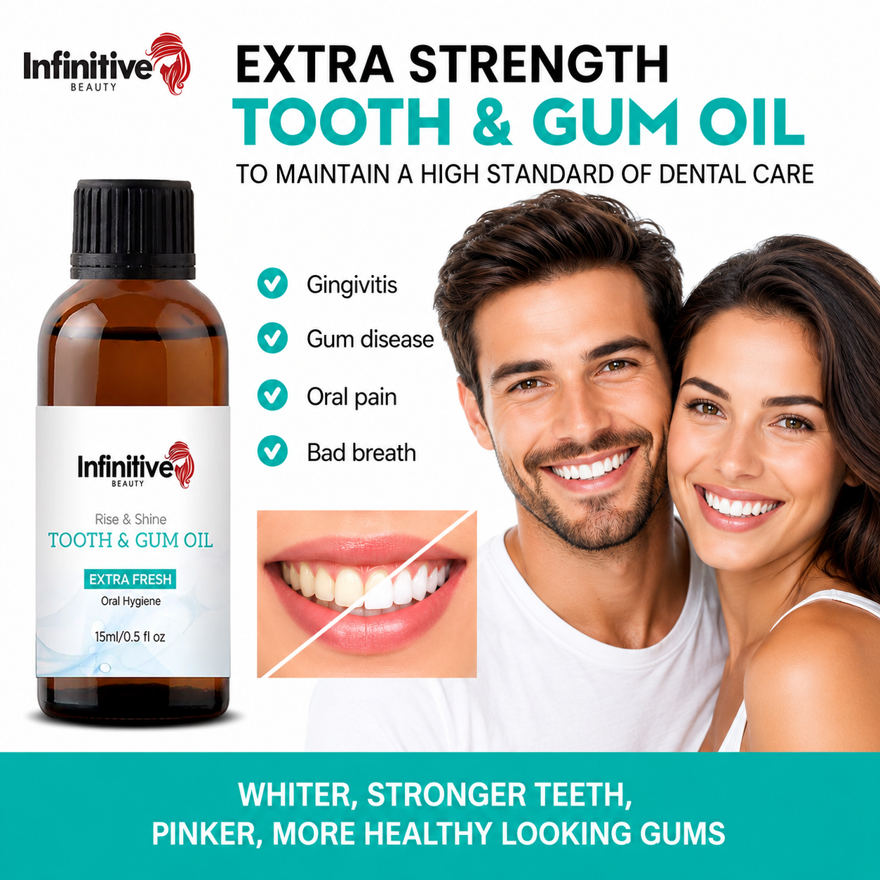 Infinitive Beauty 'Rise & Shine' Extra Strength Extra Fresh Tooth and Gum Oil