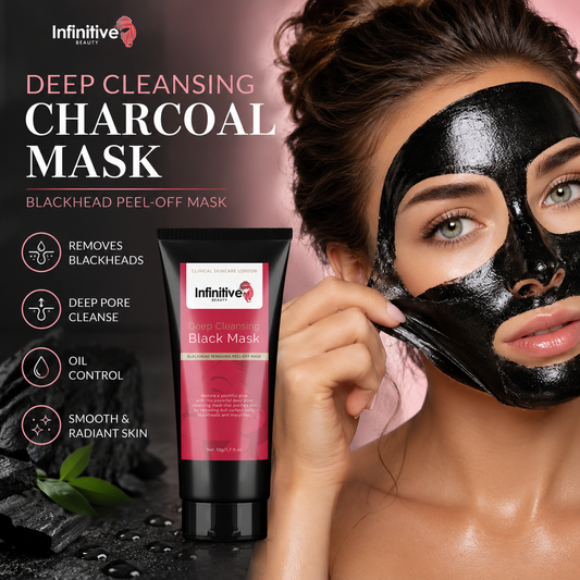 Infinitive Beauty Deep Cleansing Black Mask - Blackhead Removing Peel off Mask 50g