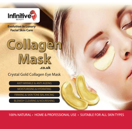 24k Infinitive Beauty Gold Collagen Eye Masks - Packaging Sleeves Only