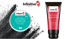 Load image into Gallery viewer, Infinitive Beauty Deep Cleansing Black Mask &amp; IB Charcoal Teeth Whitening Powder