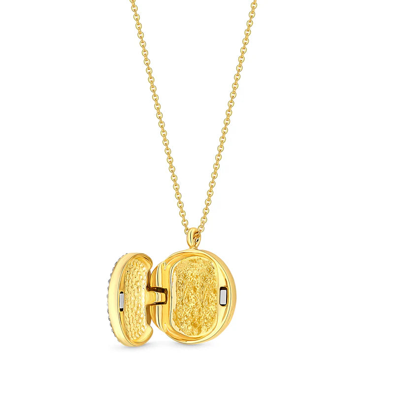 Diamond Style London - Iconic locket gold (Item code: Iconiclocketgold)