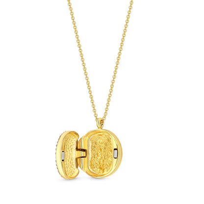 Diamond Style London - Iconic locket gold (Item code: Iconiclocketgold)