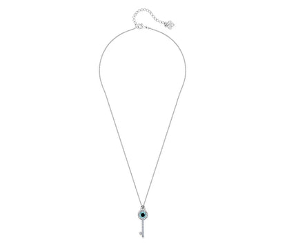 Diamond Style London - Key Pendant with Blue Crystals (Item code: Keypenblue)