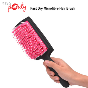 Miss Pouty Large Microfibre Quick Dry Hair Brush
