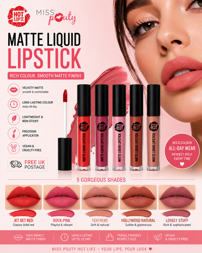 Miss Pouty HOT LIPZ Matte Liquid Lipstick