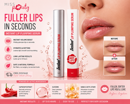Hotlipz Instant Lip Plumping Serum – Fuller, Softer Lips in Seconds