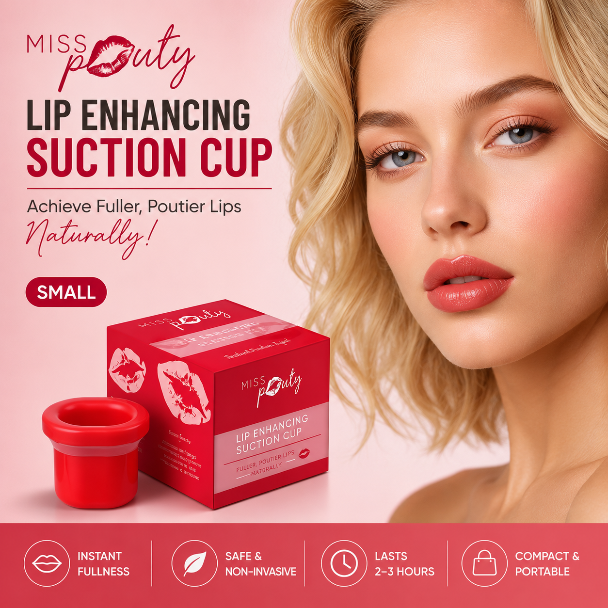 Miss Pouty Lip Enhancing Suction Cup (Single or Set of 3)