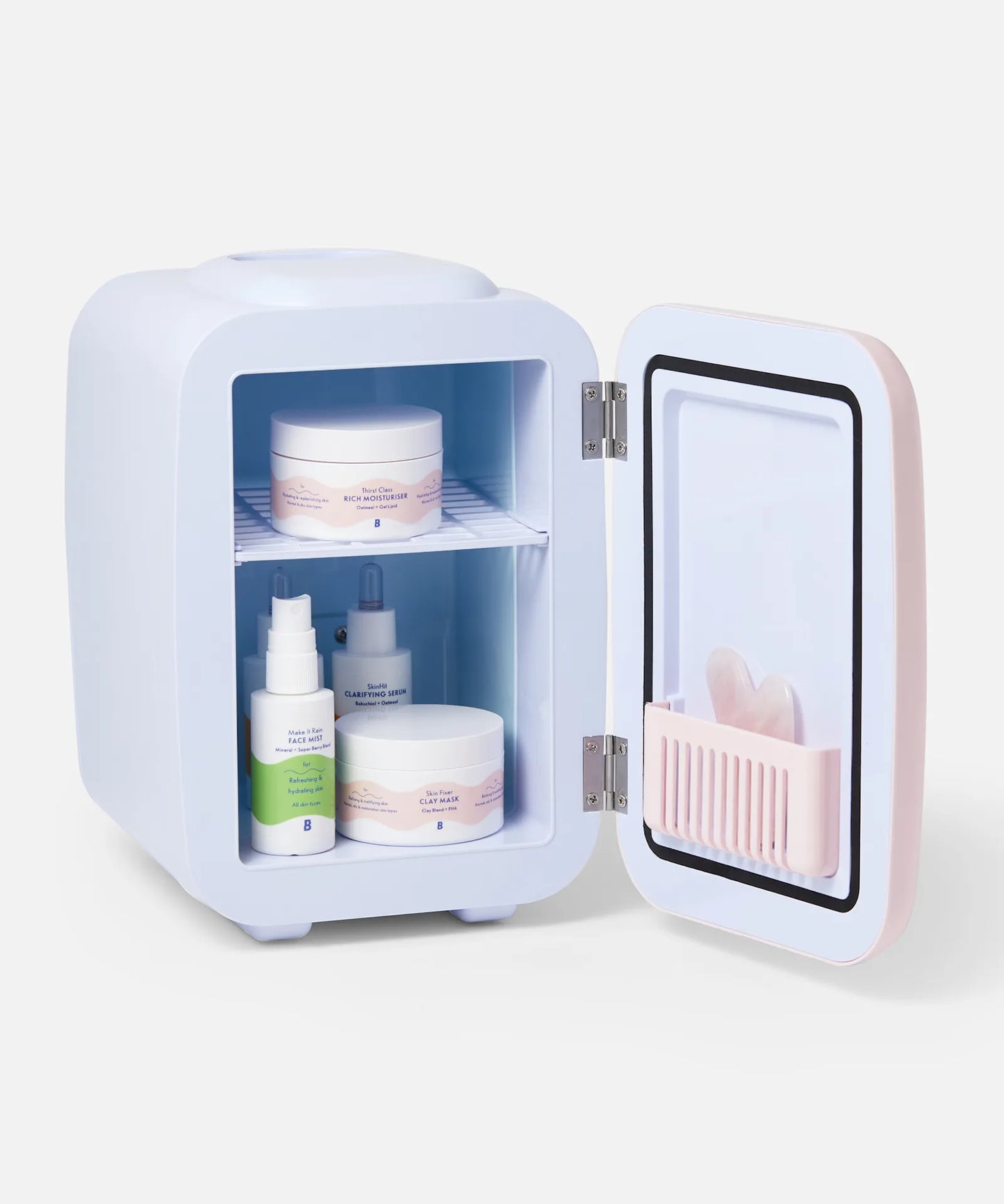 Makeup Fridge 4 Litre 220V - 7" x 9" x 9.9" - Pink - FROM BEAUTYBAY RRP £65